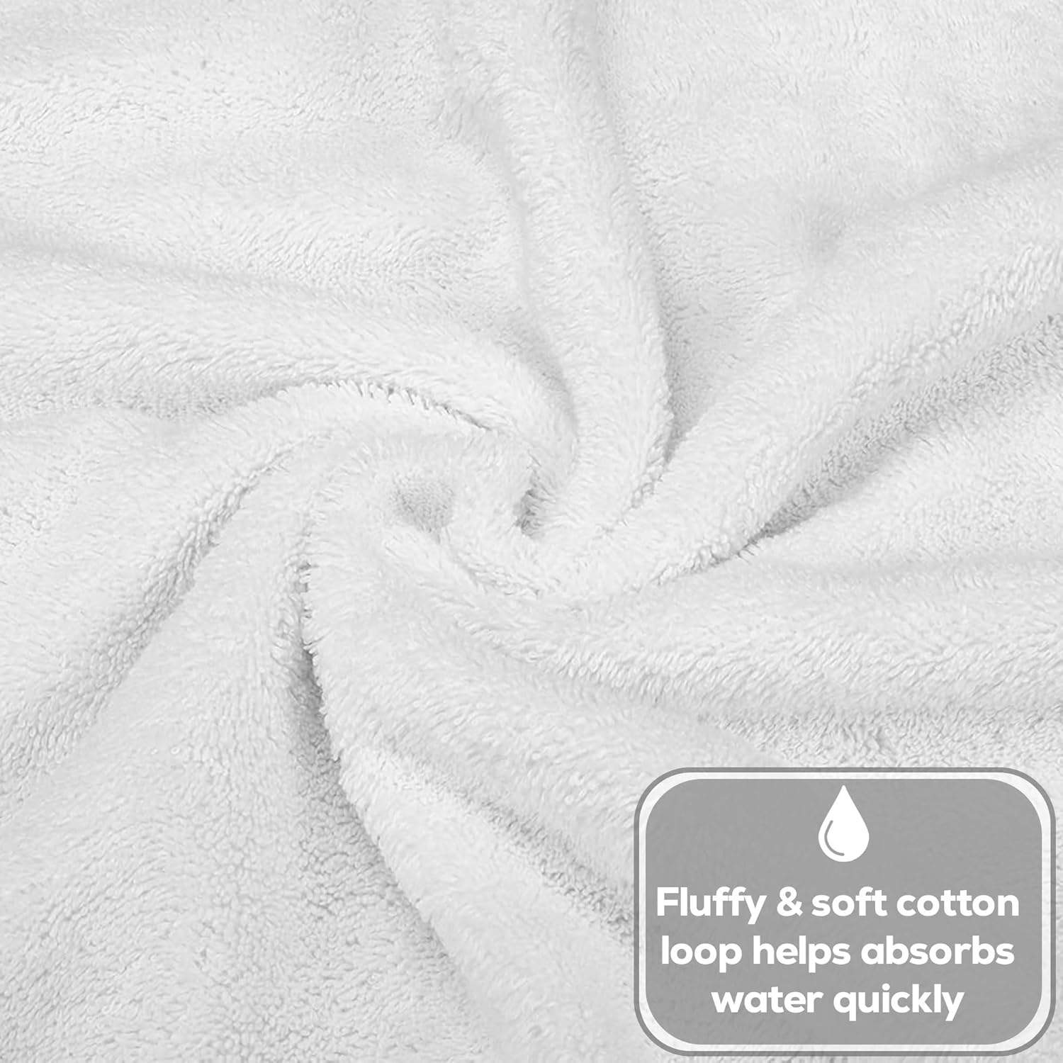 GOLD TEXTILES Premium White Washcloths Set - 300 Pack | 12x12 Inches - Ultra Soft, Highly Absorbent - Cotton Wash Cloths for Your Body - Machine Washable & Fingertips Towels (12 x 12, White - 300 Pcs) - Image 6