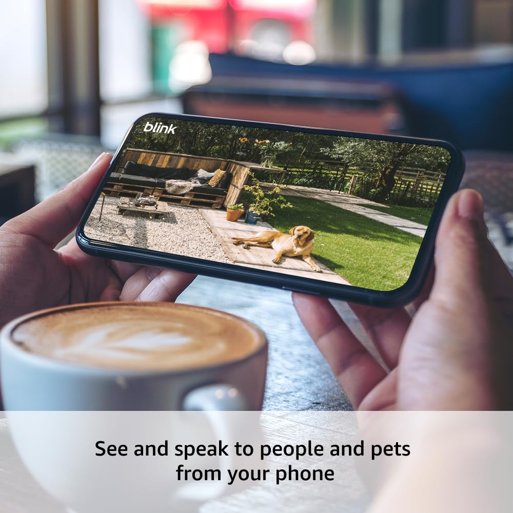 Blink Outdoor 4 – Wireless smart security camera, two-year battery life, 1080p HD day and infrared night live view, two-way talk. Sync Module Core included – 3 camera system - Image 4