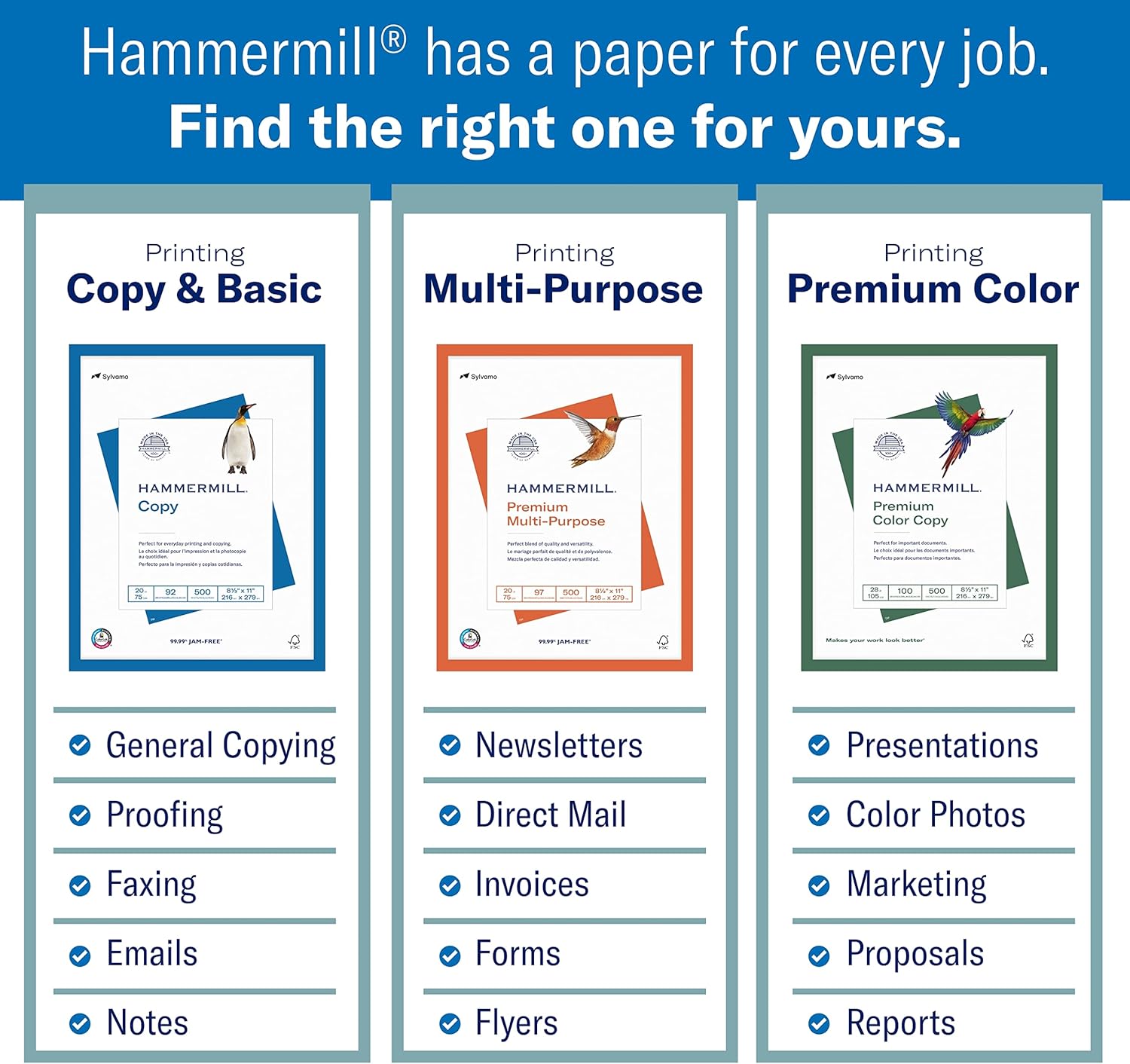 Hammermill Premium Laser Print 24lb Copy Paper, 8.5x11, 32 Case Pallet, 160,000 Sheets, Made in USA, 98 Bright, Acid Free, Laser Printer Paper, 104604P - Image 4