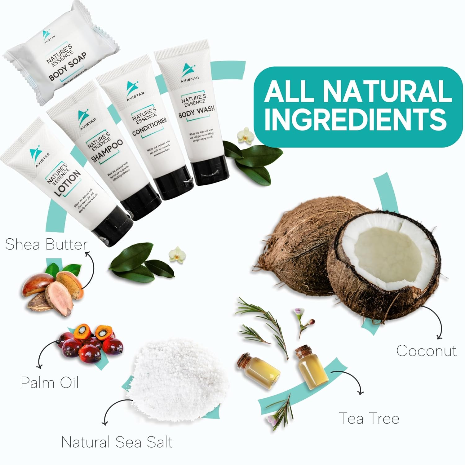 90 Piece Hotel Soap & Bulk Toiletries - Travel Essentials for BnB Hosts & Guests - Hotel Shampoo & Conditioner Supplies for Guests, Hotel Toiletries Bulk Set, Mini Bulk Travel Size Toiletries - Image 5