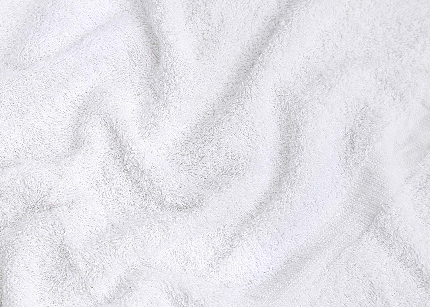 GOLD TEXTILES Bulk Bath Towels White 12 Pack (22x44 Inches) Economy Light Weight Easycare - Image 6