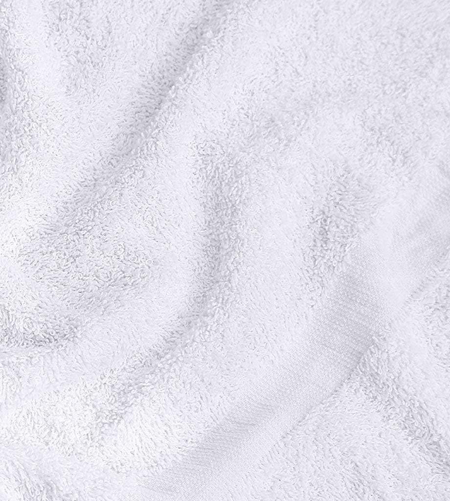 GOLD TEXTILES 36 Pack White Small Bath Towels 20x40 Inches - Cotton Blend Economy Cheap Bulk Bath Towels for Commercial Uses, Gym, Salon, Spa & Hair- Lightweight Quick Drying (36 White) - Image 8