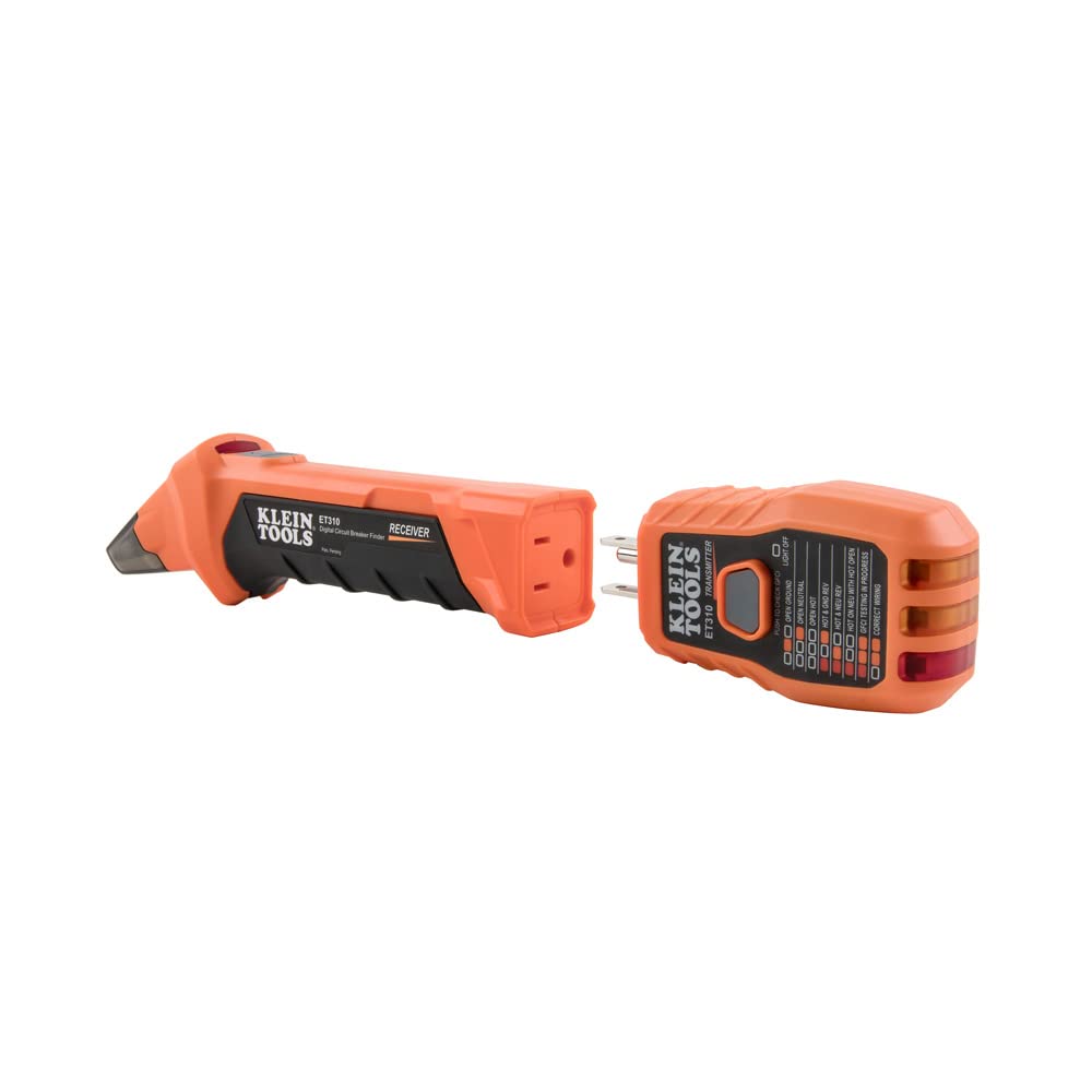 Klein Tools ET310 AC Circuit Breaker Finder, Electric and Voltage Tester with Integrated GFCI Outlet Tester - Image 9