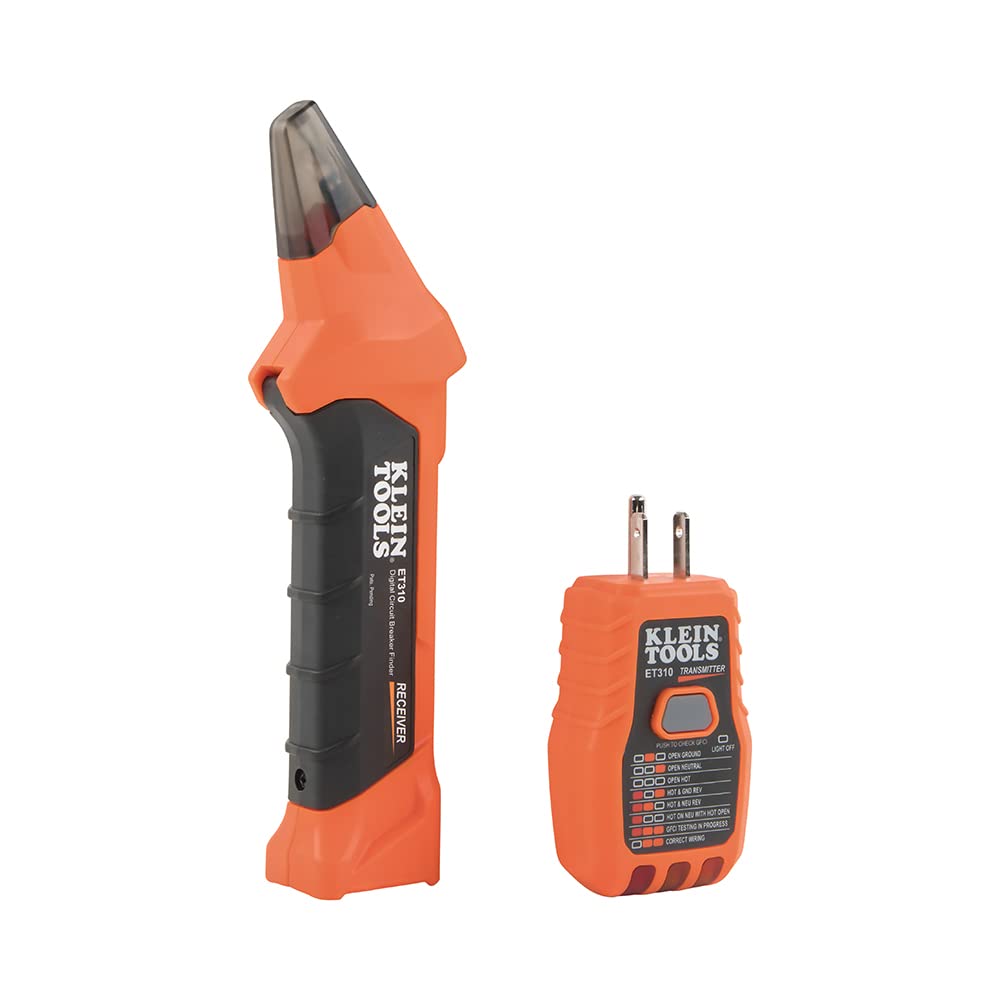 Klein Tools ET310 AC Circuit Breaker Finder, Electric and Voltage Tester with Integrated GFCI Outlet Tester - Image 6