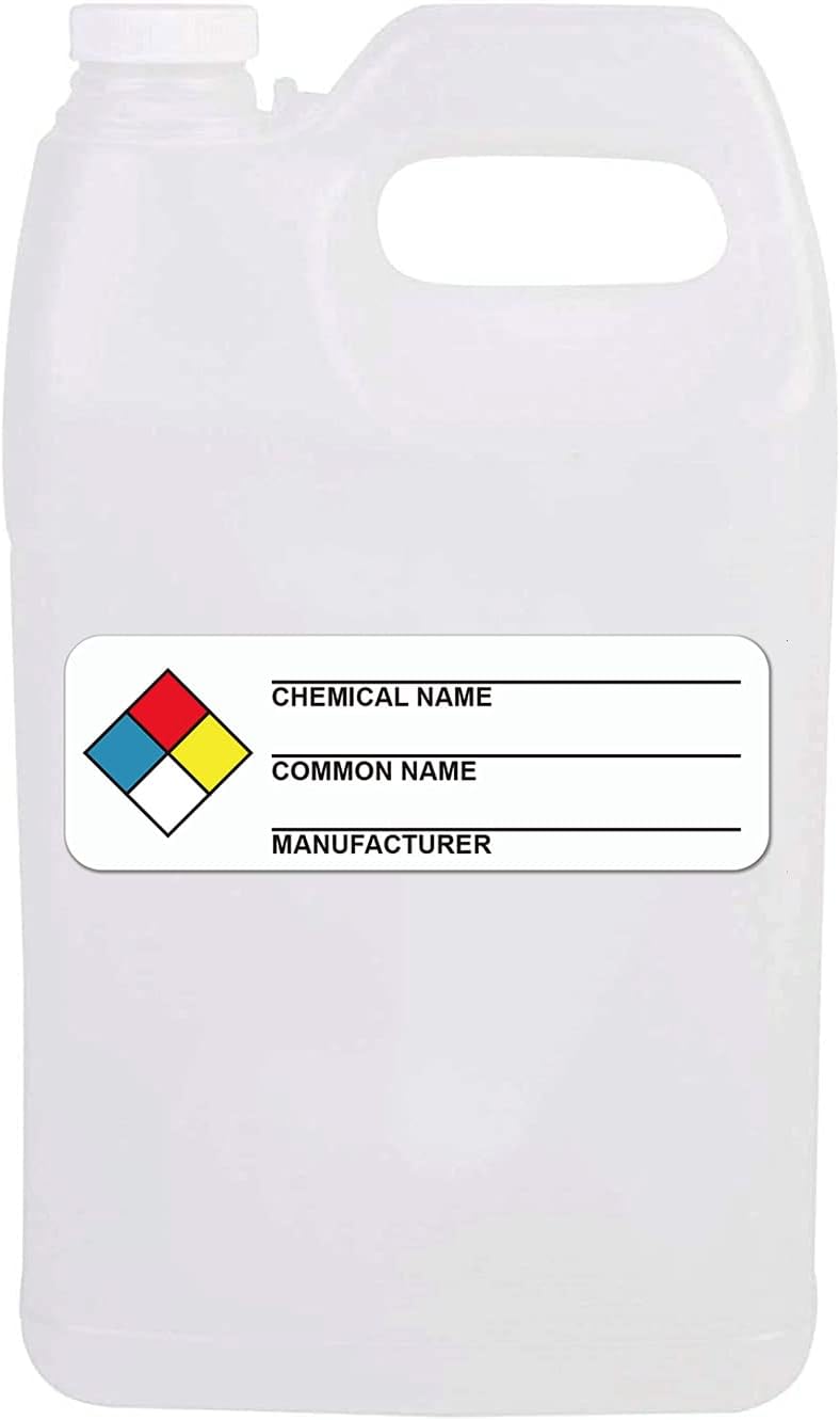 SDS Stickers/MSDS Stickers for Chemical Safty Data 1 X 3 Inches - Chemical Identifying and Labeling Sticker Decals - 250 HIMG Write-in Labels - Image 8