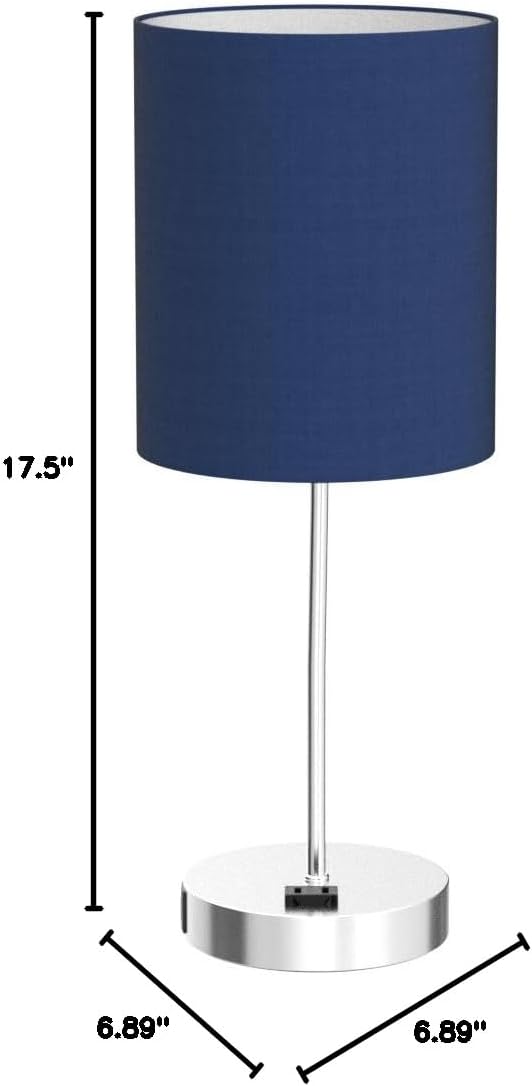 Set of 2 Touch Control Table Lamps with 2 USB & AC Outlet, 3-Way Dimmable Bedside Nightstand Lamps for Bedroom Living Room Nursery, 800 Lumens 5000K Daylight Bulbs Included - Image 8