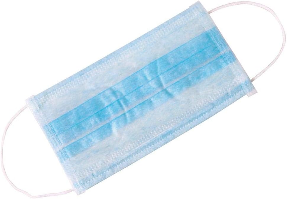 ForPro Professional Collection Single Use Ear Loop Mask, 3-Ply Disposable Non-Woven Face Mask, Latex-Free, Fiberglass-Free, Protects Against Pollen, Dust, 50-Count - Image 4