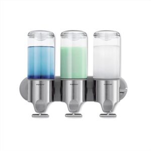 simplehuman Wall Mount Pumps, Tripl...