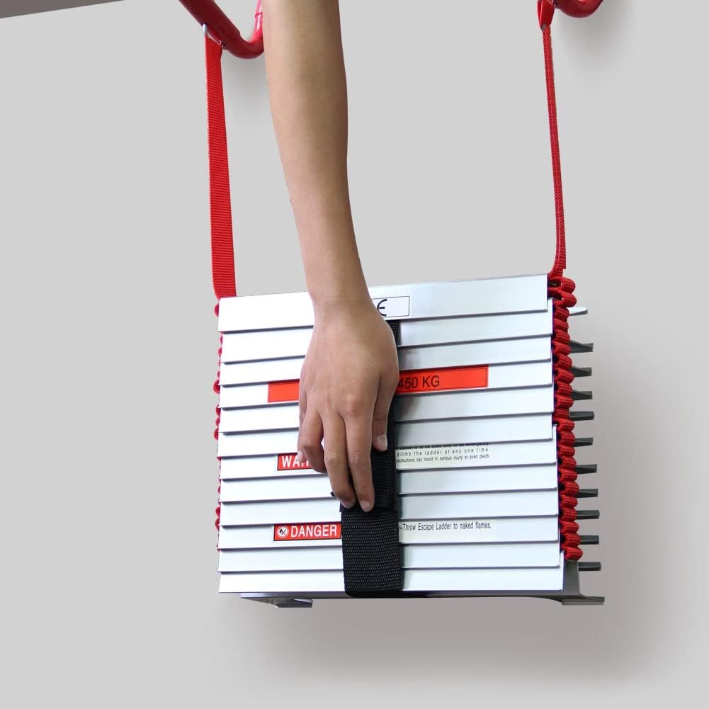 Hausse Retractable 2 Story Fire Escape Ladder, 13 Feet - Image 4