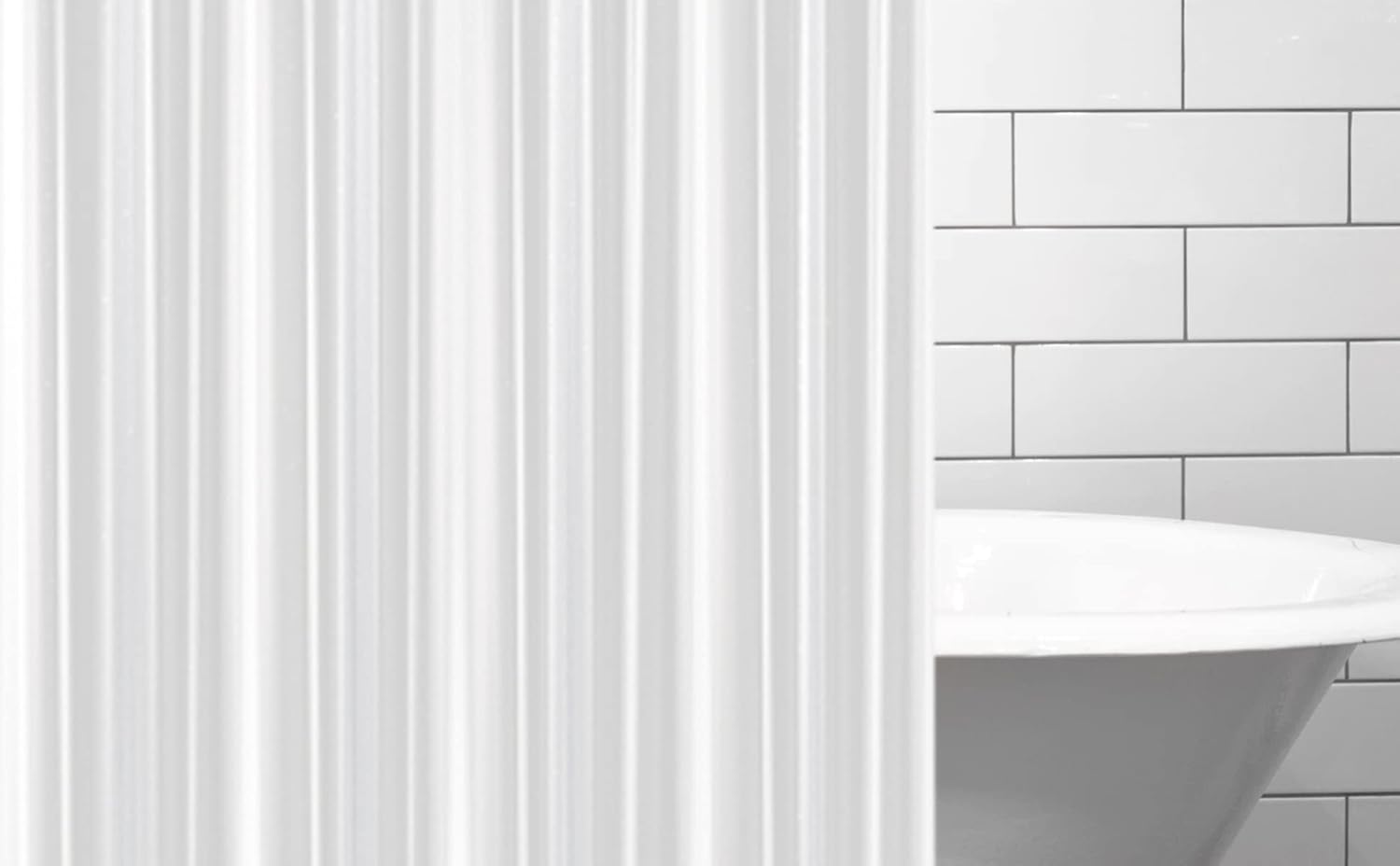 EHZNZIE Clear Shower Curtain Liner Light Weight PEVA, Shower Liner 72x72 Inches, Waterproof, No Chemical Smell with 12 Rust Proof Metal Grommets Holes for Bathroom Shower Curtain - Image 7