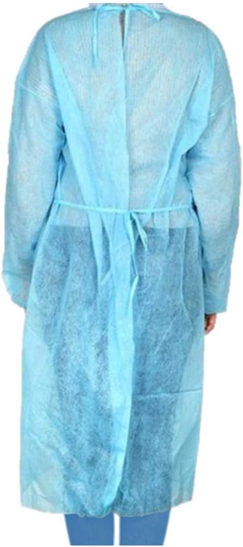 Dealmed Blue Isolation Gown – Disposable Medical Gowns, Latex-Free, Perfect for Hospitals, Medical Facilities, and Physicians’ Offices (Case of 50) - Image 4