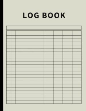 Log Book: Large Multipurpose with 7...