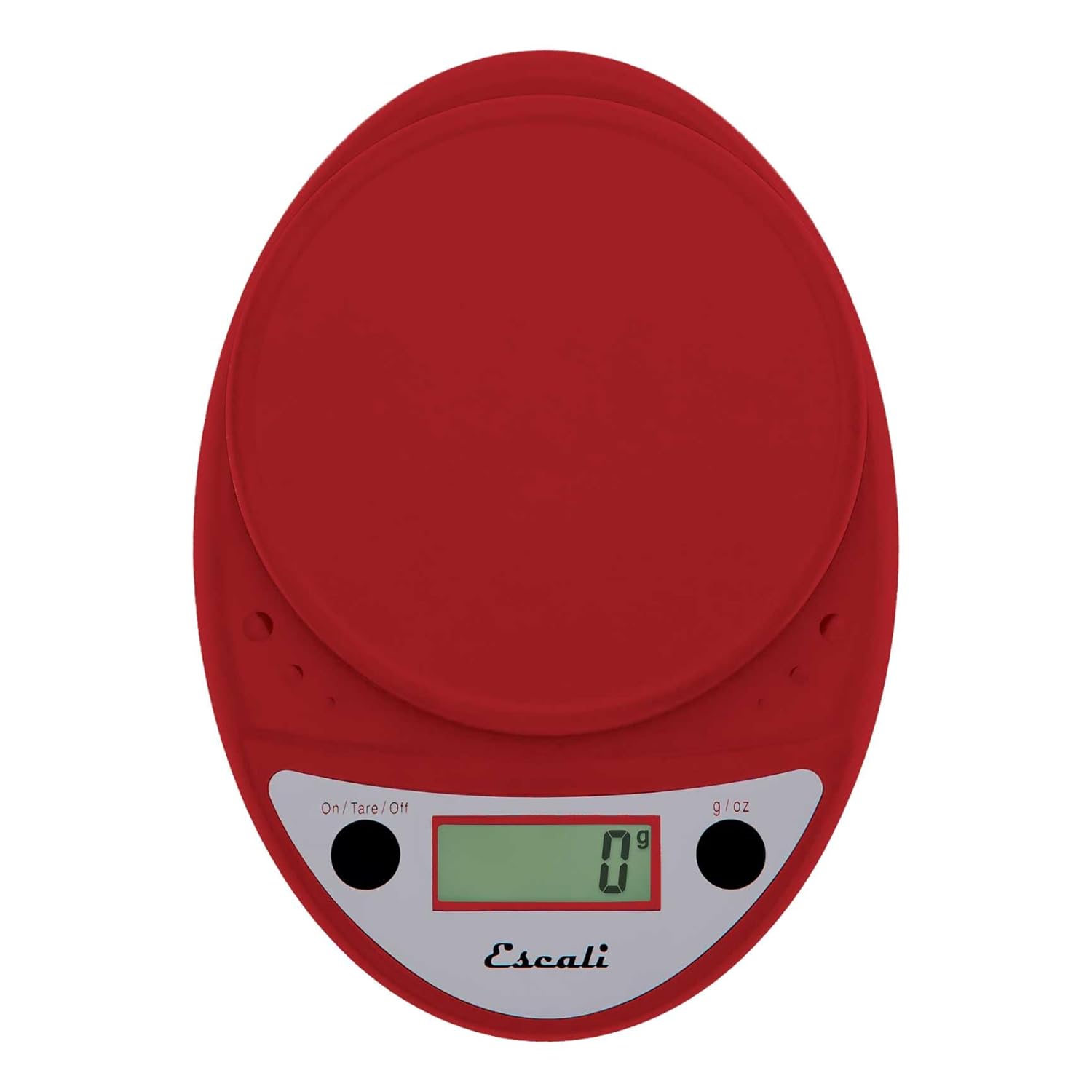 Escali Primo Digital Food Scale Multi-Functional Kitchen Scale and Baking Scale for Precise Weight Measuring and Portion Control, 8.5 x 6 x 1.5 inches, Warm Red - Image 2