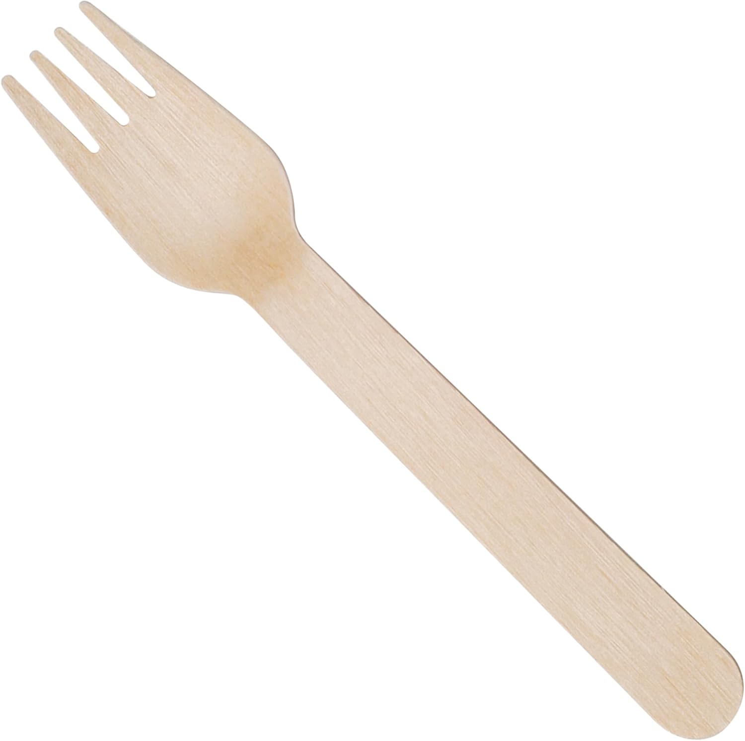 PURPLECLAY Wooden Disposable Forks (300 PCS) FSC Certified Wood Compostable Forks, Eco-Friendly Compostable Utensils for Party, Plastic-Free Wood Utensil, Bamboo Utensils Alternative, Fork for Eating - Image 8