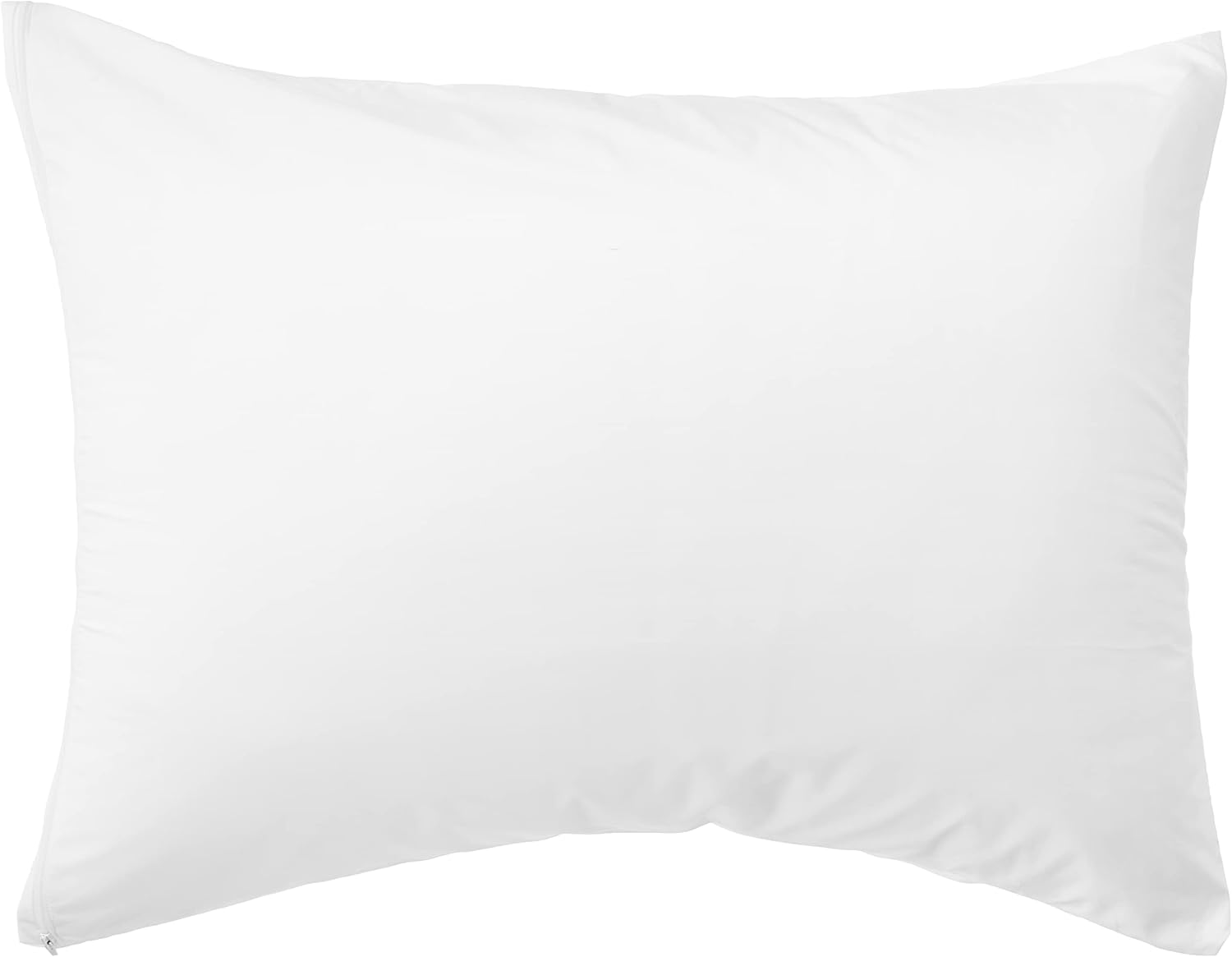 National Allergy Premium 100% Cotton Zippered Pillow Protector - Standard Size - White - 2 Pack - 300 Thread Count - Hypoallergenic Bed Pillowcase with Zipper - Breathable Encasement Cover - Image 4