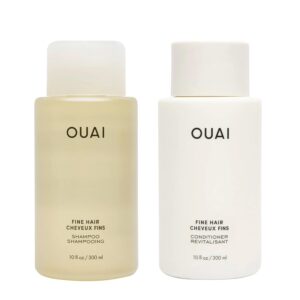 OUAI Fine Shampoo and Conditioner S...