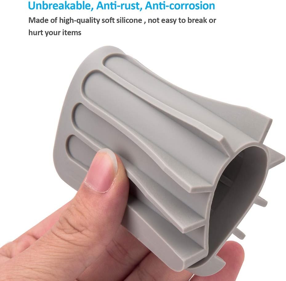 Mcyye Self Draining Soap Dishes, Premium Silicone Soap Holder & Saver for Shower, Bathroom, Kitchen, Bath Tub, Razor, Sponges, Drains Water Very Well, Can Extend Soap Life, Easy Clean - Image 6