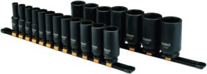 DEWALT Deep Impact Socket Set, 1/2 ...