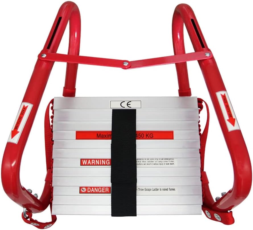 Hausse Retractable 2 Story Fire Escape Ladder, 13 Feet - Image 2