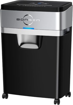 BONSEN Paper Shredder, 20-Sheet 60 ...