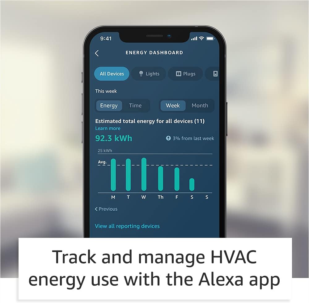 Amazon Smart Thermostat – Save money and energy - Works with Alexa and Ring - C-wire required - Image 4