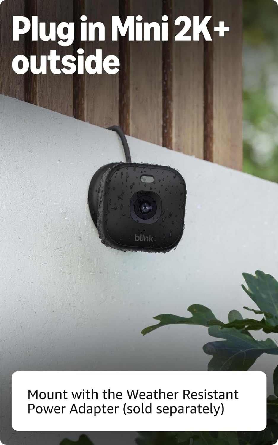 Blink Mini 2K+ (newest model) – Plug-in Home & Pet Security Camera with 2K video resolution, color night vision, enhanced audio, motion detection – 2 cameras (Black) - Image 6