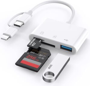 SD Card Reader for iPhone iPad, Bui...