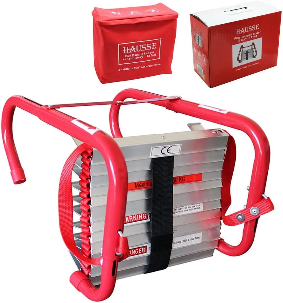 Hausse Retractable 2 Story Fire Escape Ladder, 13 Feet - Image 7