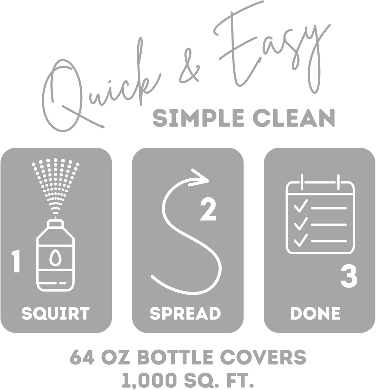 Quick Shine Multi Surface Floor Finish 64oz | Cleaner & Polish to use on Hardwood, Laminate, Luxury Vinyl Plank LVT, Tile & Stone | Safer Choice w/Clean Shine Technology | Shine-Protect-Refresh - Image 10