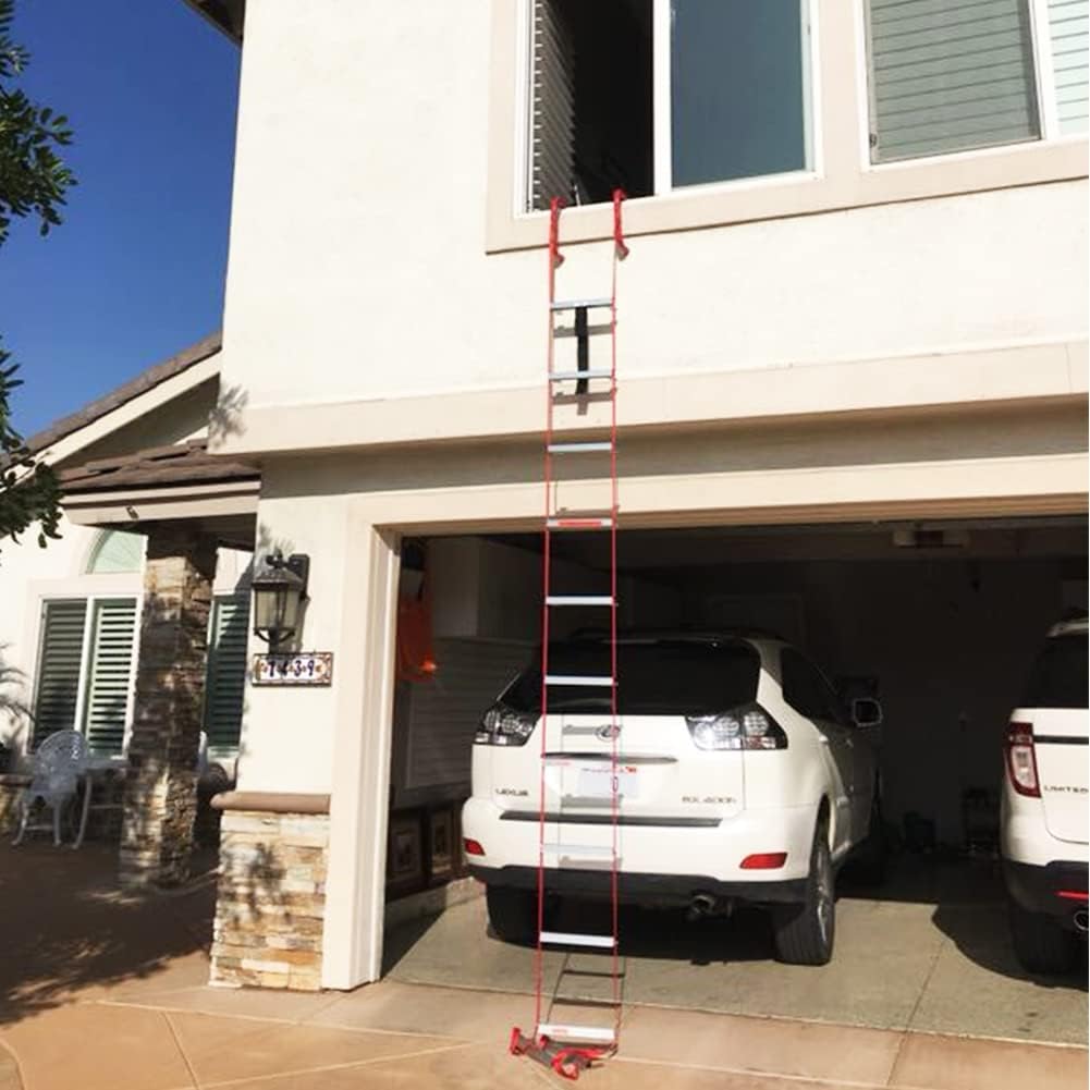 Hausse Retractable 2 Story Fire Escape Ladder, 13 Feet - Image 6