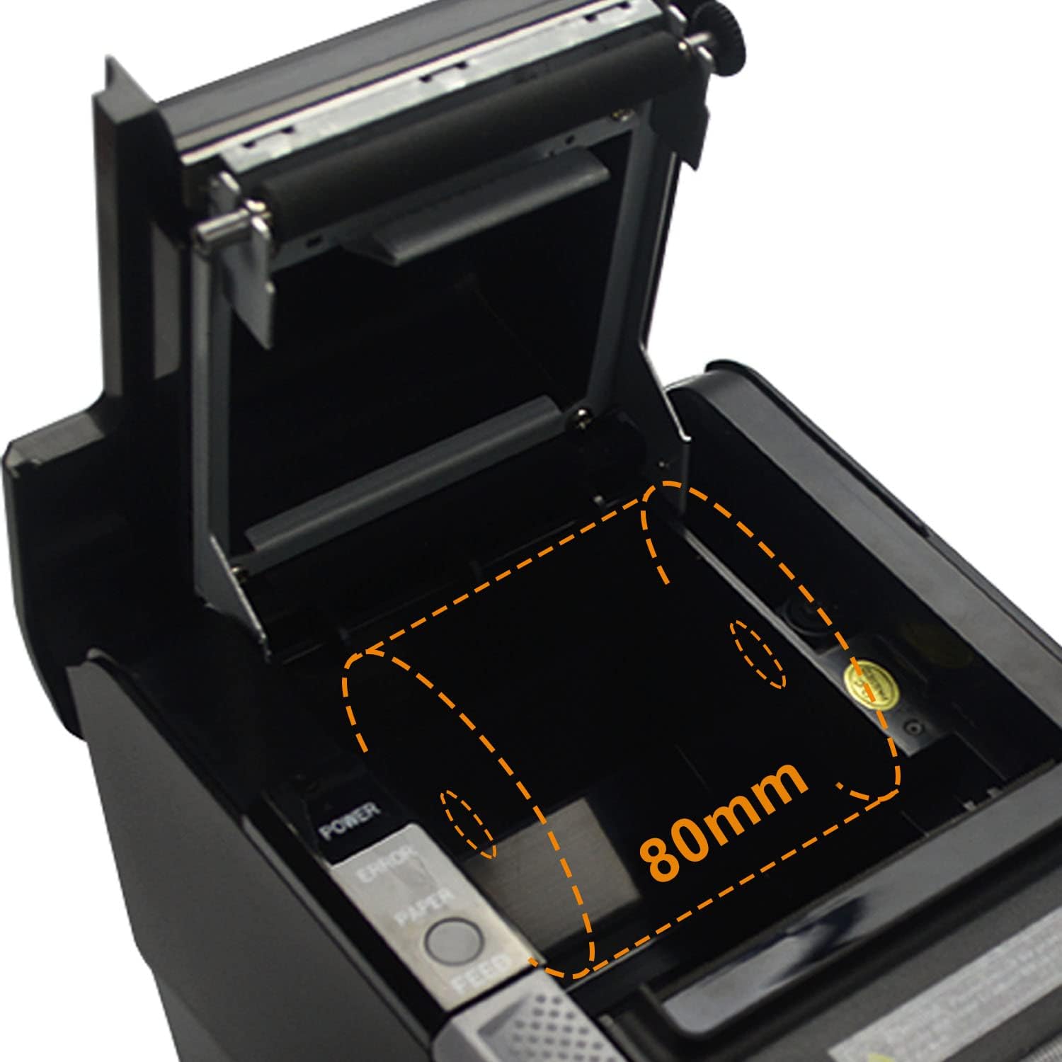 Rongta POS Printer, 80mm Thermal Receipt Printer, Restaurant Kitchen Printer with Auto Cutter, USB Serial Ethernet Interface, ESC/POS Command, Support Cash Drawer for Windows/Mac/Linux(RP850) - Image 7