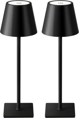 KDG 2 Pack Cordless Table Lamp, Por...