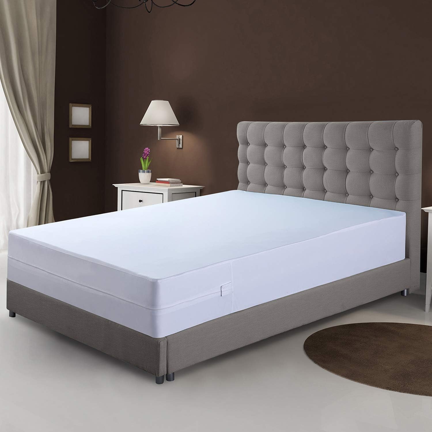 Utopia Bedding Mattress Protector Zippered Twin Size, 100% Waterproof Bed Bug and Dust Mite Proof Mattress Encasement, Absorbent 6 Sided Mattress Cover - Image 7