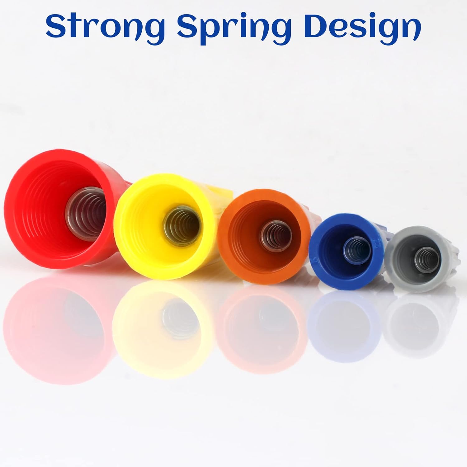 180 PCS Wire Connectors, Insulating Insert Twist Electrical Wire Connectors with Spring, Portable Wire Caps for Quick Connection, Colorful Wire Caps Electrical - Image 4