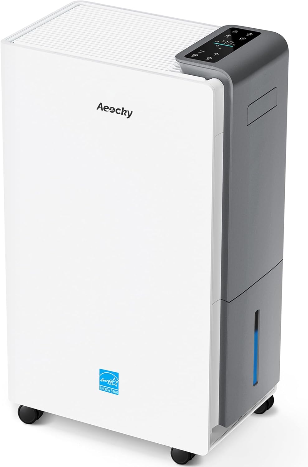 4500 Sq.Ft Energy Star Most Efficient 2025 Dehumidifier,AEOCKY Max 80 Pint/Day Smart Compressor Dehumidifier with Drain Hose, Intelligent Humidistat,for Basement,Bedroom,Home,Bathroom