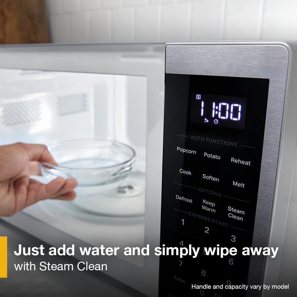 Whirlpool 20.93 in. Electric COUNTERTOP Microwave in Black with 0.7 CU. FT. Capacity WM - Image 5