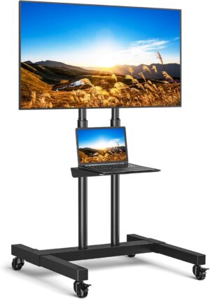 Rfiver Mobile TV Cart Rolling TV St...