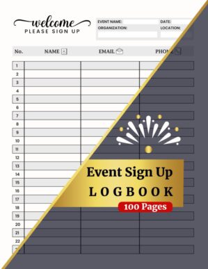 Event Sign Up Logbook: Guest Sign-I...