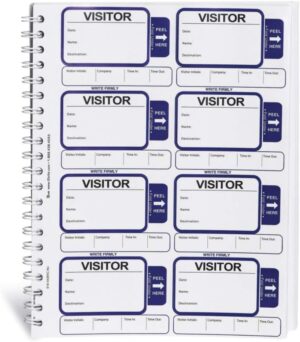 Visitor Log Book, Spiral-Bound Self...