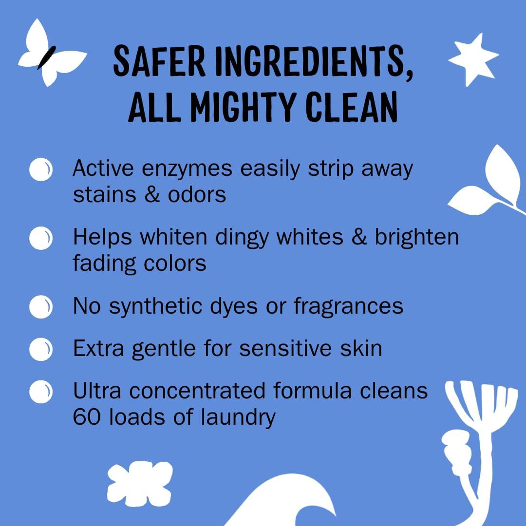 Molly's Suds Super Powder Detergent | Extra Strength Laundry Soap, Stain Fighting | Sensitive Skin | Simple, Effective Ingredients | 60 Loads - Ocean Mist - Image 2