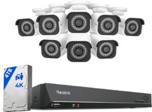 REOLINK 4K Security Camera System, ...