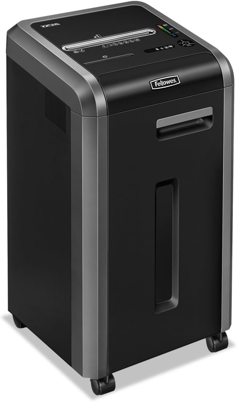 Fellowes Powershred 225Ci 22-Sheet 100% Jam-Proof Crosscut Paper Shredder Commercial Grade for Office, Black 3825001 - Image 2