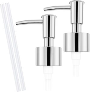 2pack Silver Soap Dispenser Pump Re...
