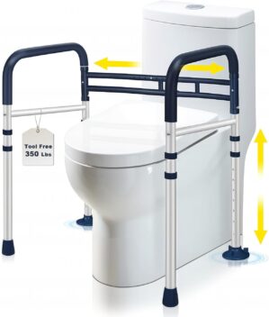Toilet Safety Rails (350 LB) – Ad...