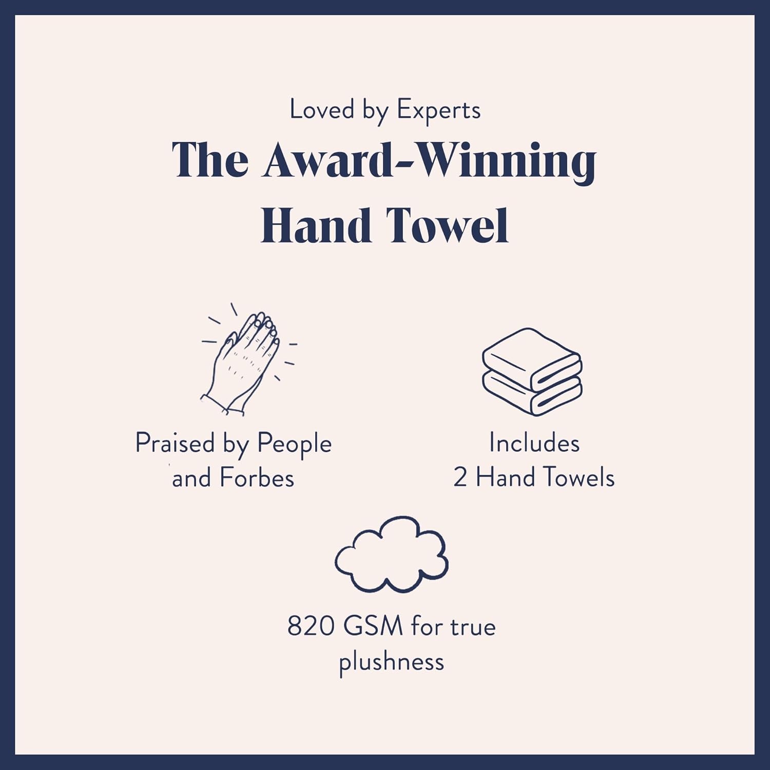Brooklinen Super-Plush Turkish Cotton Hand Towels - Set of 2 - Cotton, 820 GSM, Highly Absorbent, Machine Washable, Perfect for Home & Bathroom (20" x 30", Solid White) - Image 6