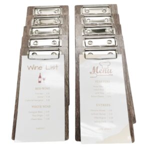 Olbia 10-Pack Wood Check Presenters...