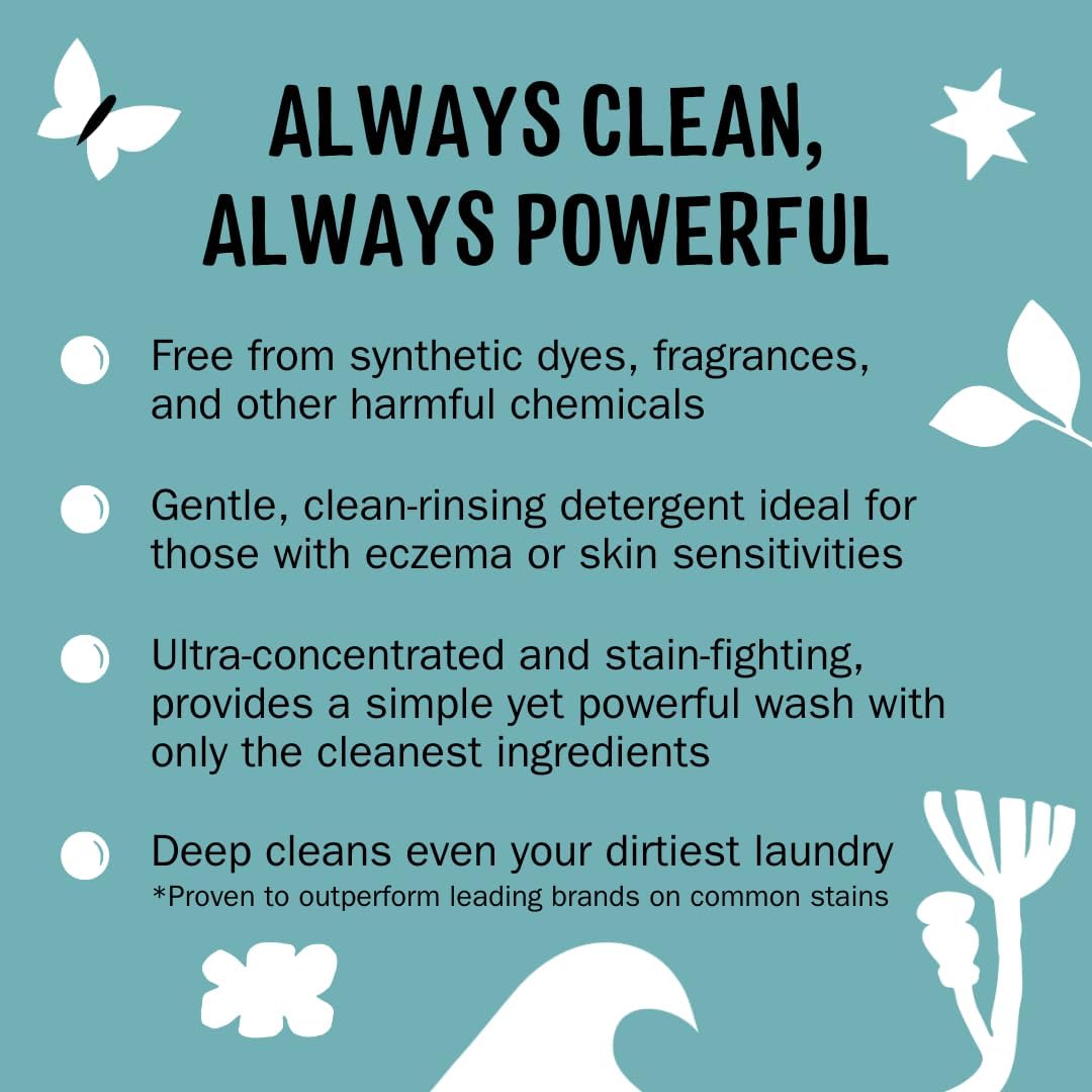 Molly's Suds Original Laundry Detergent Powder | Clean Laundry Detergent Powder for Sensitive Skin | Simple, Effective Ingredients, Stain Fighting | 120 Loads (Unscented) - Image 2