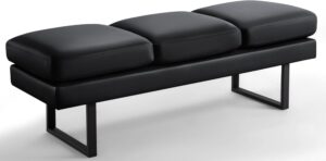 Furniwell Waiting Room Bench with 3...