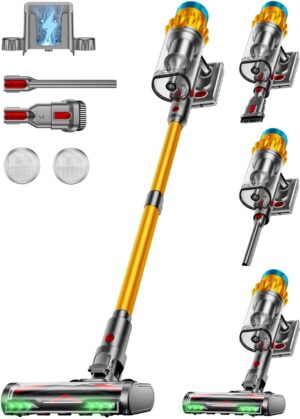 Cordless Vacuum Cleaner, 650W/55KPA...