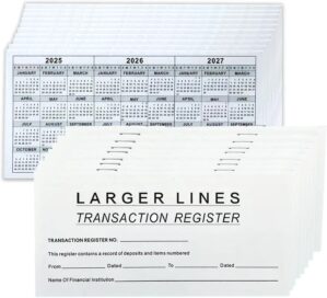 12 Pack Checkbook Register, Check R...